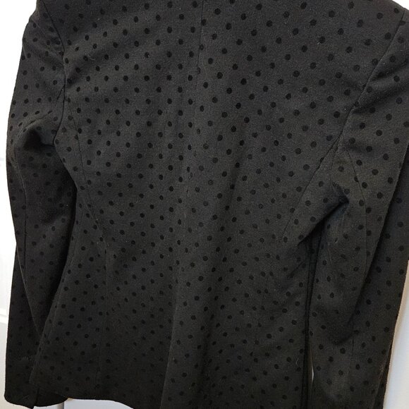 Black blazer with polka dots - Picture 4 of 5